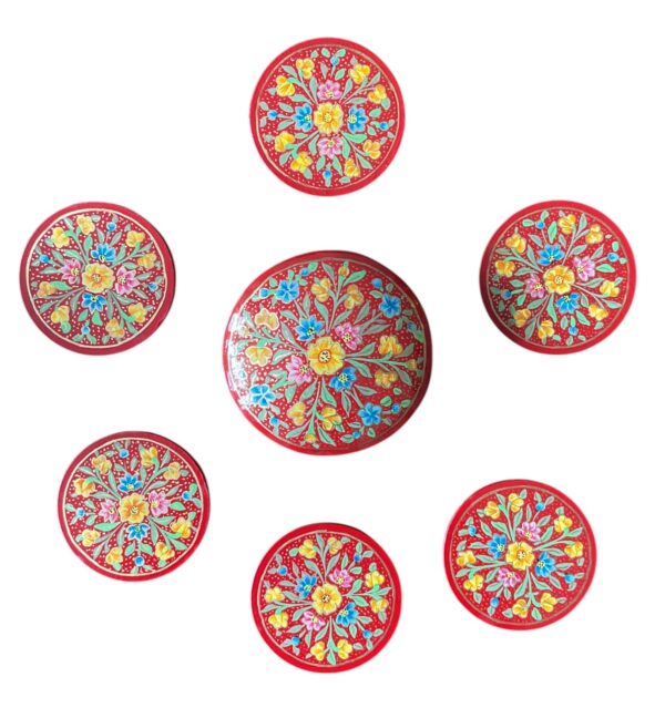 Mustard fields coaster set - Image 2