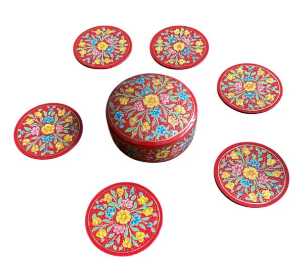Mustard fields coaster set - Image 3