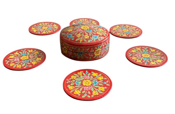 Mustard fields coaster set - Image 4