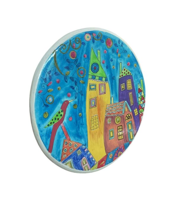 Whimsical evening wall plate - Image 3