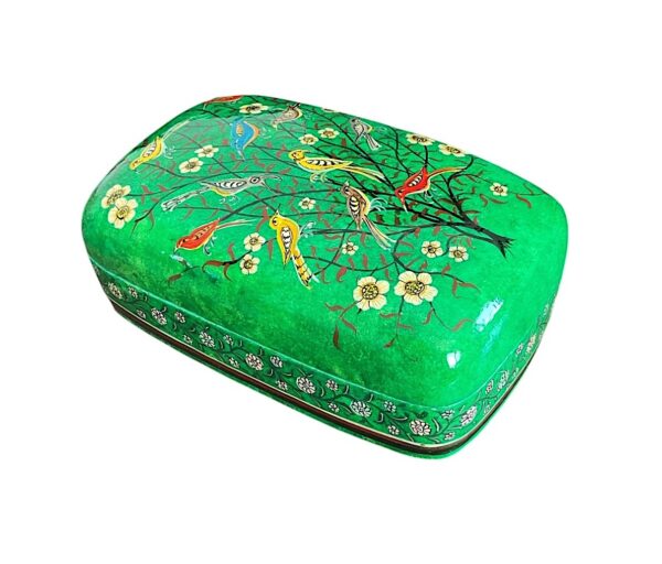 Emerald birds curved box - Image 7