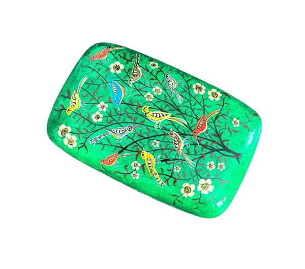 Emerald birds curved box - Image 4